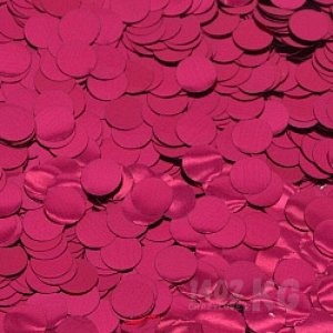 Конфетти (2,5см / фуксия PET) для шаров