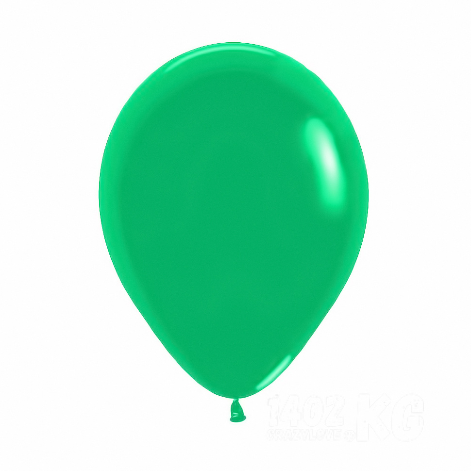 Геливыевый / воздушный Шарик CL Изумрудный зелёный s51, 12" (30см)* с обработкой
