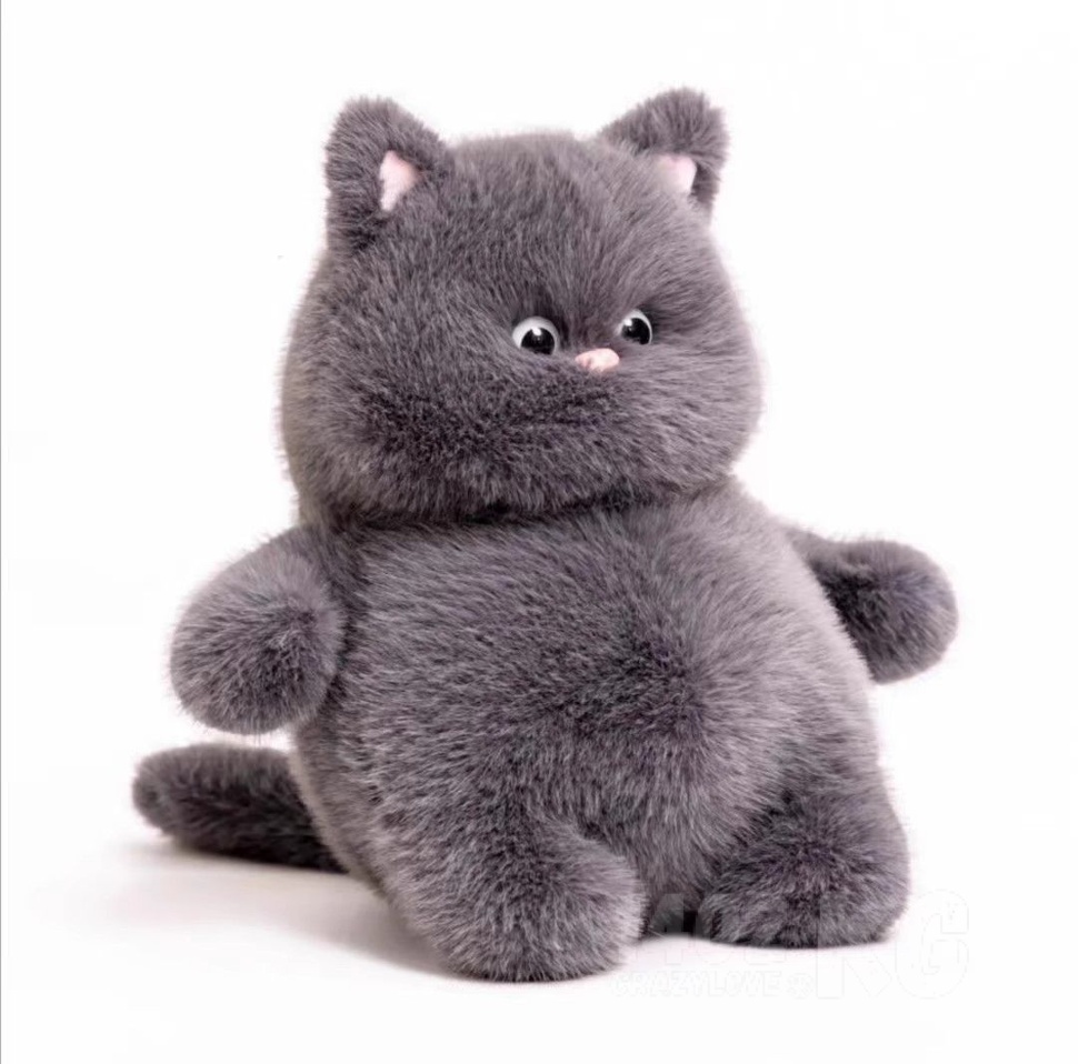 Мягкая игрушка "Кот пухляш" 1шт