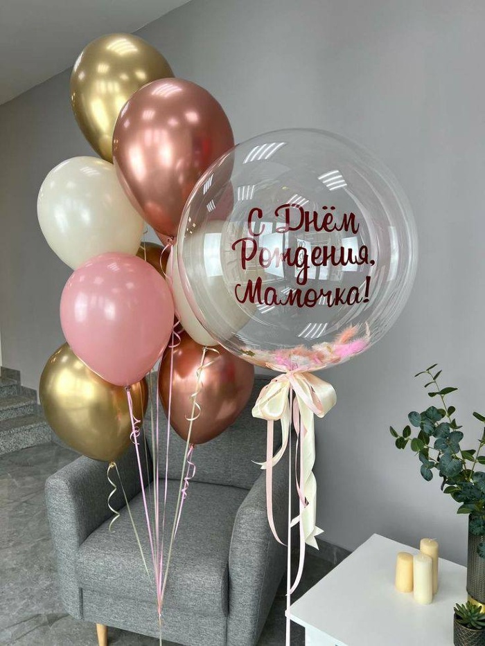 Шарики на день рождения девушки 