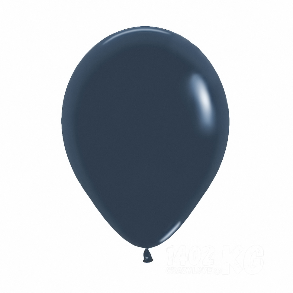 Геливыевый / воздушный Шарик CL Темно синий s72, 12" (30см)* с обработкой